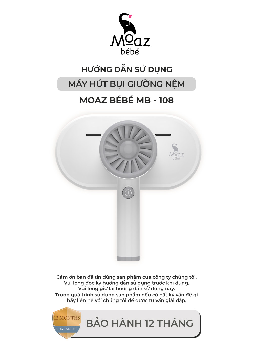 huong dan su dung may hut bui giuong nem mb108 1