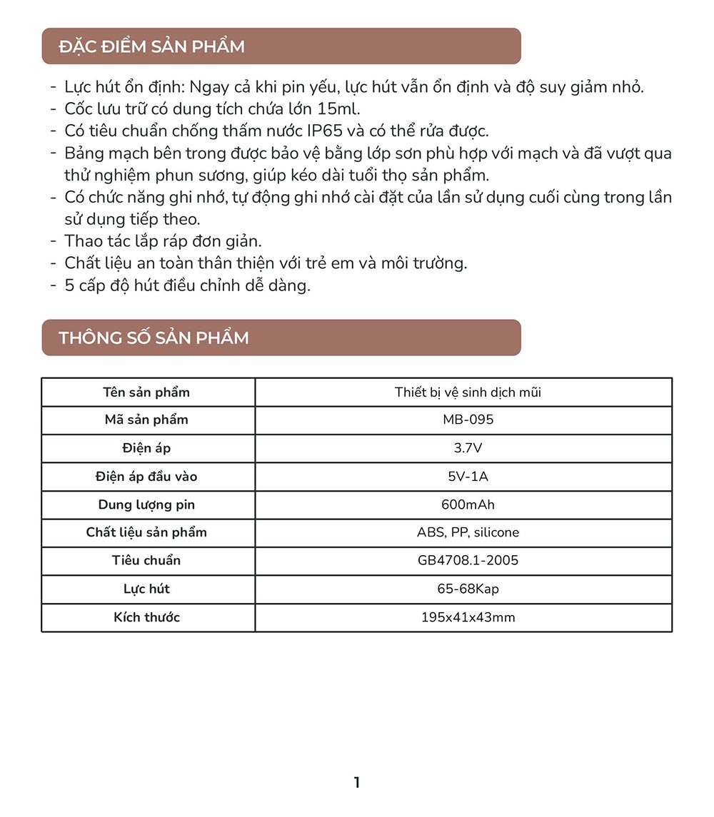 huong dan su dung may hut mui mb095 3