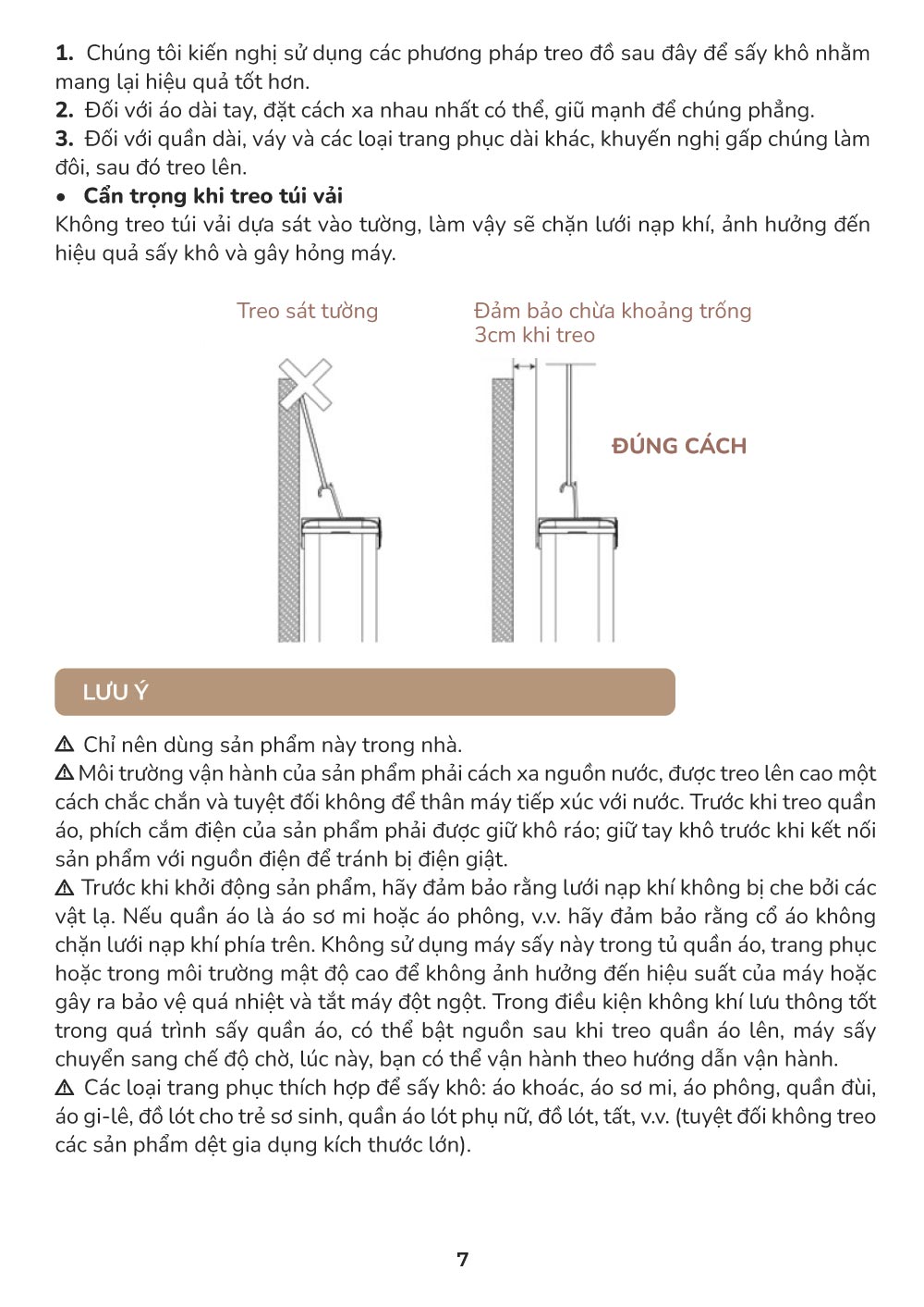 huong dan su dung may say quan ao cho be mb048 8
