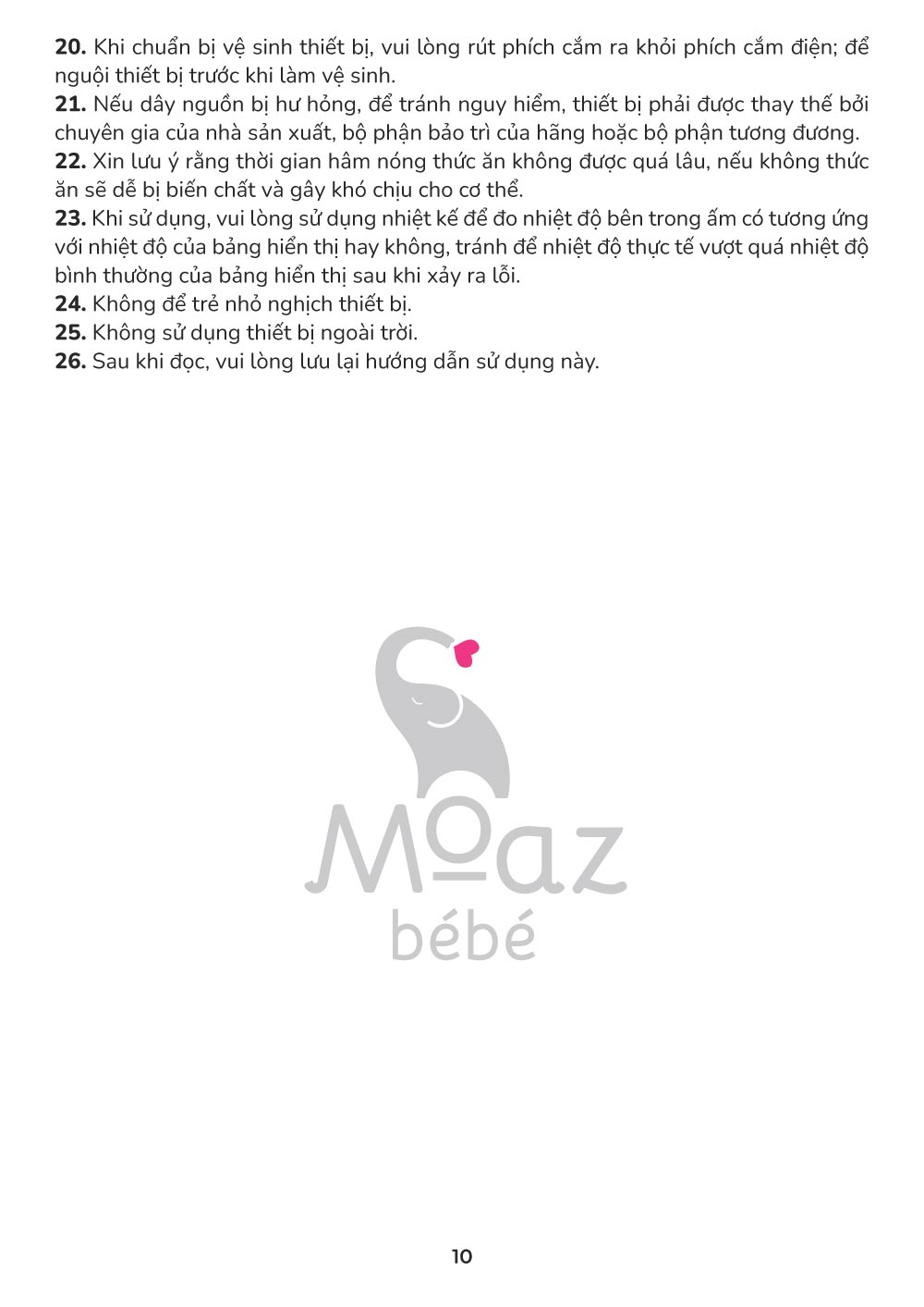 huong dan su dung may tiet trung dun nuoc da nang mb046 11