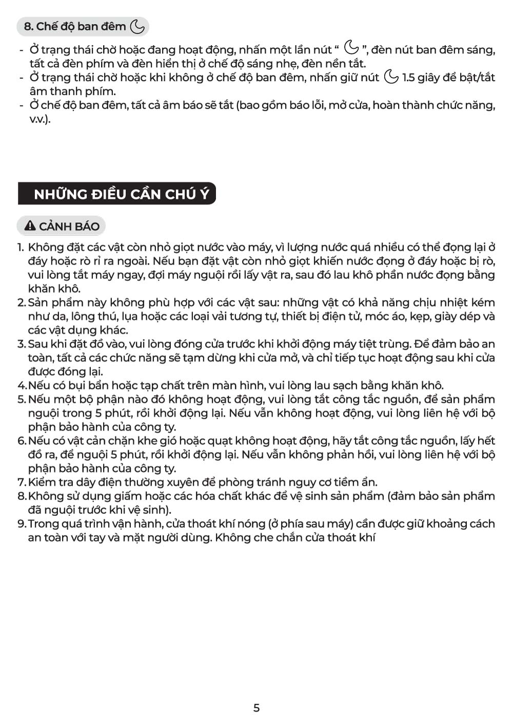 huong dan su dung may tiet trung say kho uvc mb132 7