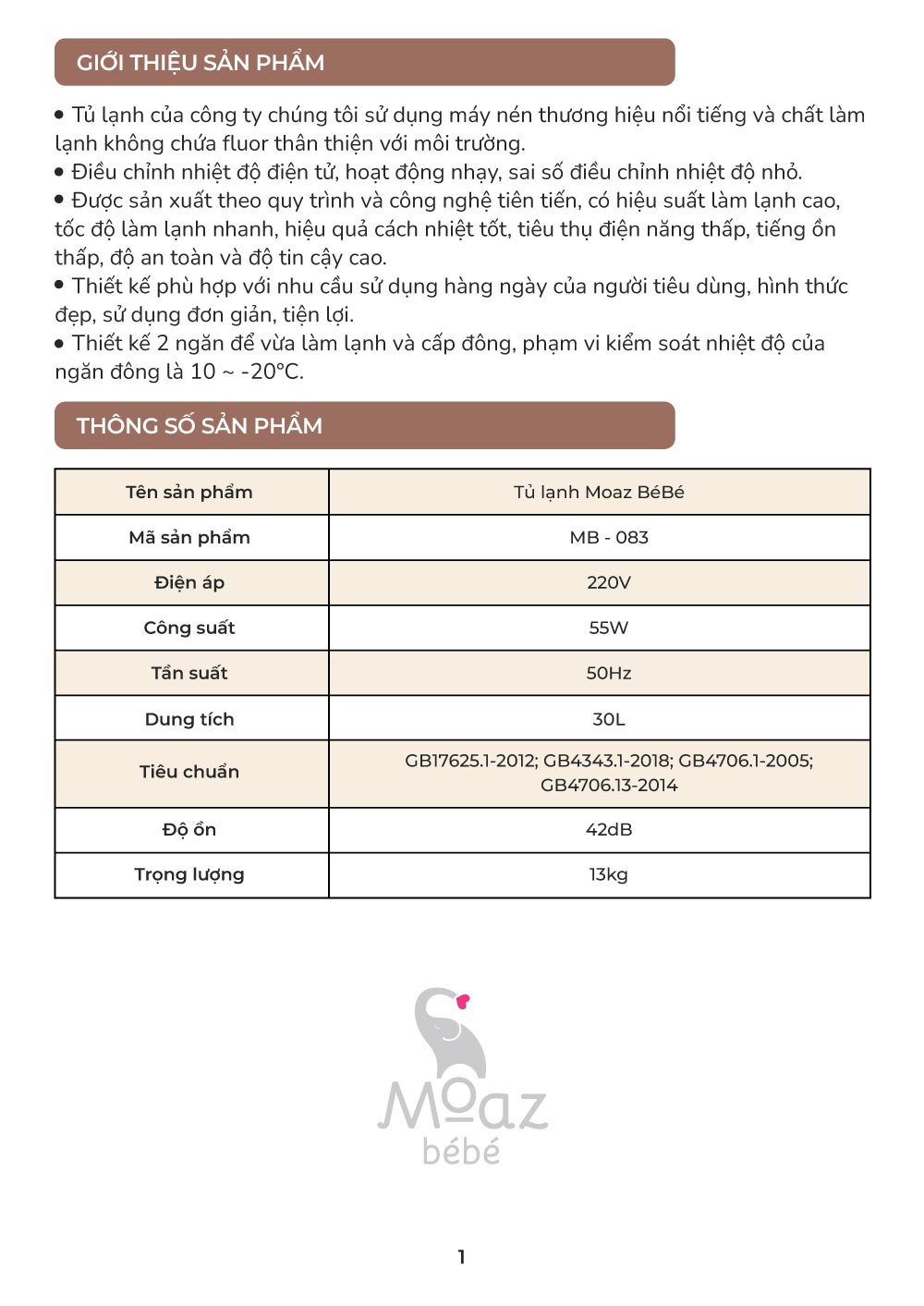 huong dan su dung tu lanh tru sua mini mb083 2