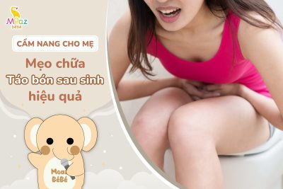 mẹo chữa táo bón sau sinh