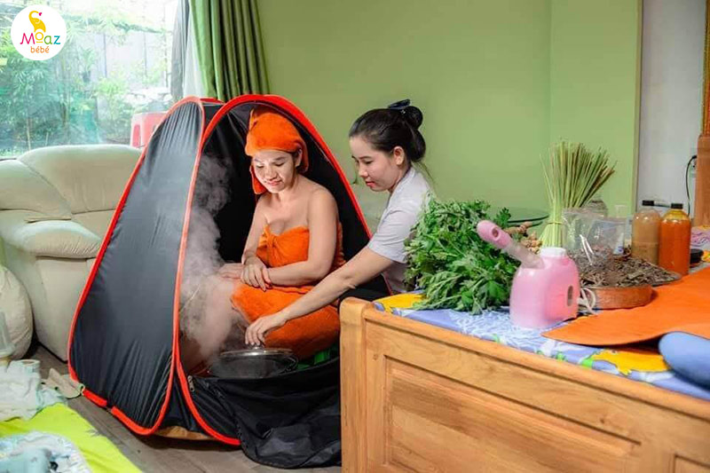 Xông hơ sau sinh là gì?