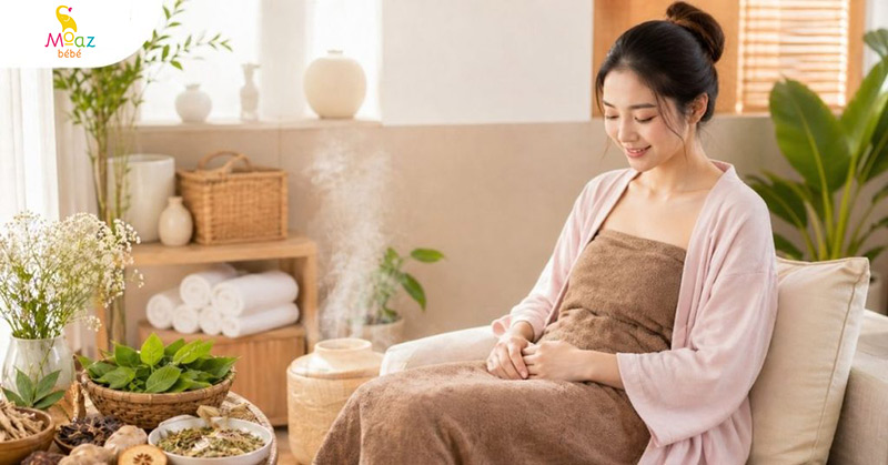 Lợi ích của việc xông hơ sau sinh