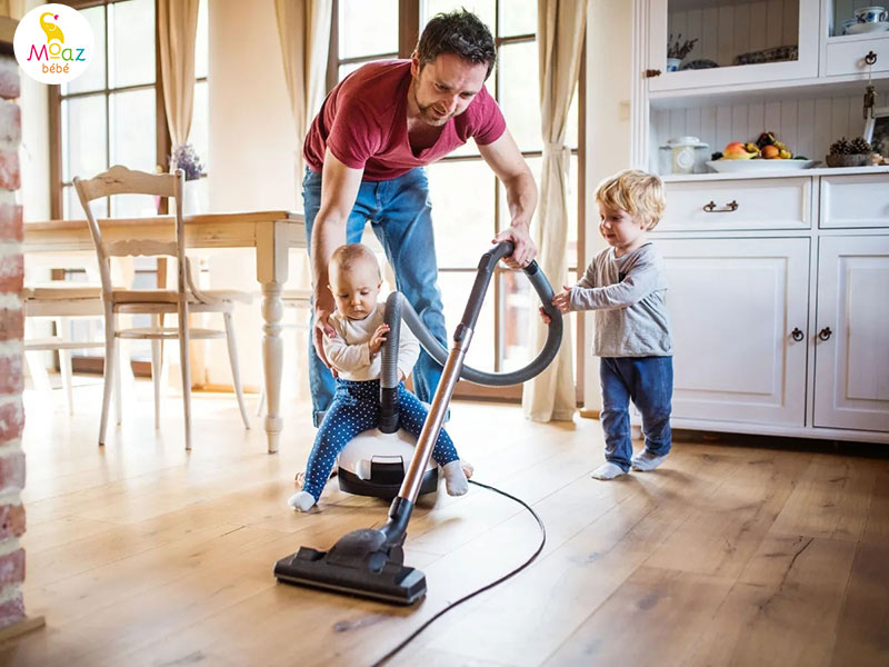 Cách sắp xếp công việc nhà khi có con nhỏ hiệu quả