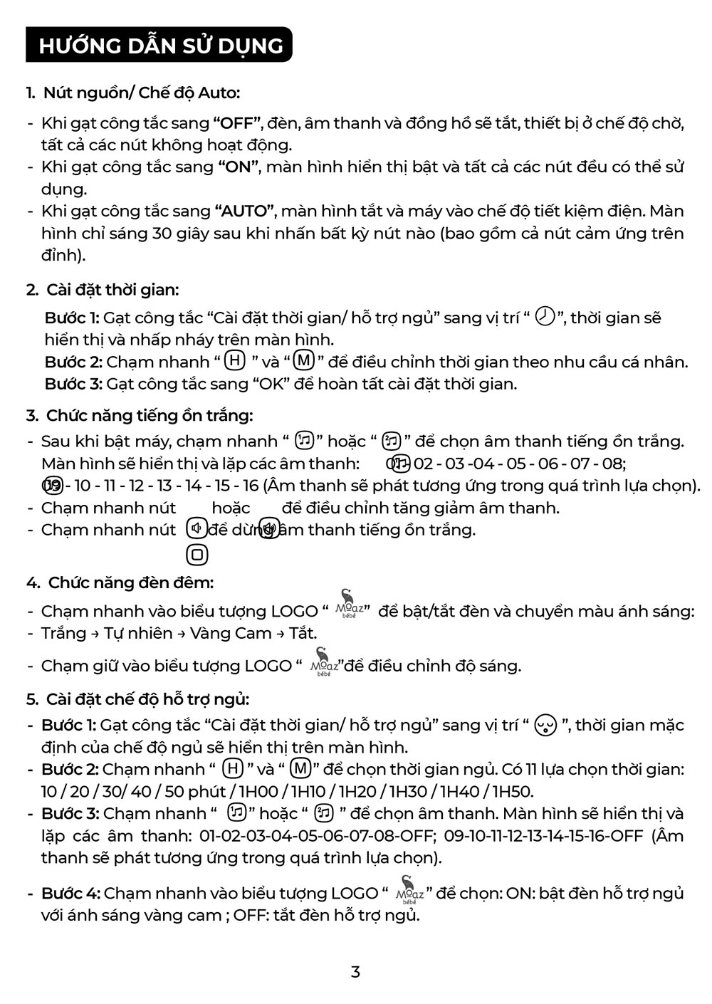 huong dan su dung may tao tieng on trang mb129 4