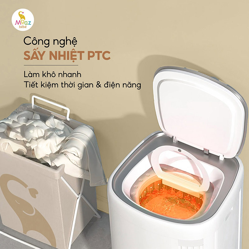 Lợi ích khi giặt quần áo cho bé bằng máy giặt chuyên dụng