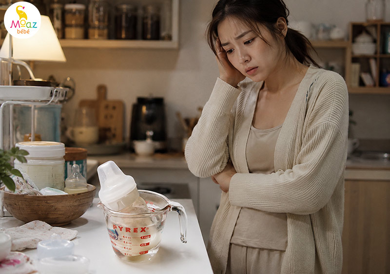 Vì sao hâm sữa là một trong những việc khiến mẹ bỉm “cuống” nhất? 2 Mẹ phải chờ sữa đạt nhiệt độ phù hợp