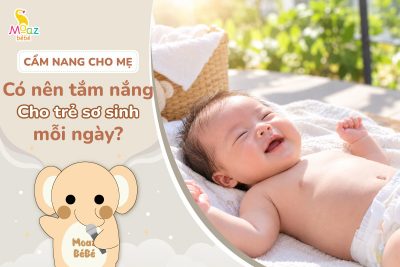 Có nên tắm nắng cho trẻ sơ sinh mỗi ngày?