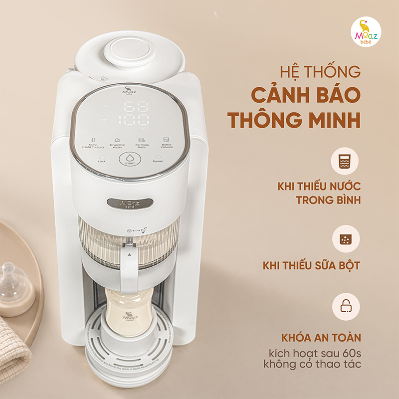 Máy pha sữa tự động Moaz BéBé MB - 135 7 máy pha sữa tự động mb135