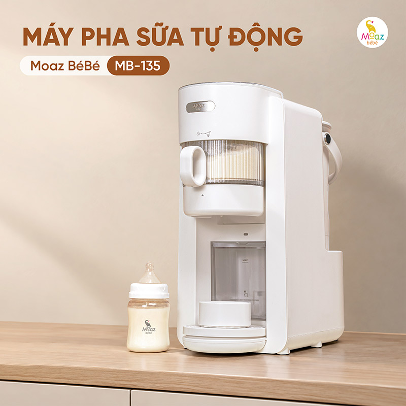 Máy pha sữa tự động Moaz BéBé MB - 135 1 máy pha sữa tự động mb135