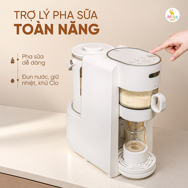 Máy pha sữa tự động Moaz BéBé MB - 135 2 máy pha sữa tự động mb135