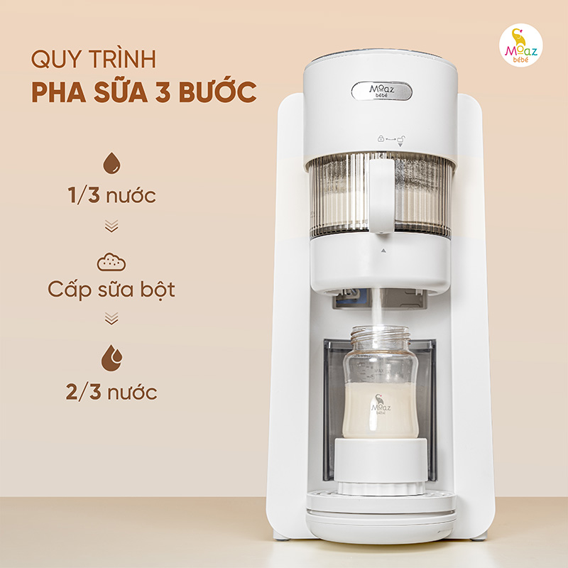 Máy pha sữa tự động Moaz BéBé MB - 135 9 máy pha sữa tự động mb135