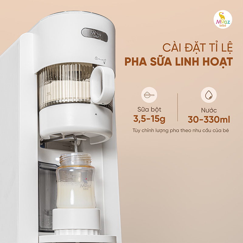 Máy pha sữa tự động Moaz BéBé MB - 135 11 máy pha sữa tự động mb135