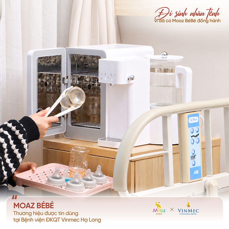 Tại sao bệnh viện ĐKQT Vinmec Hạ Long & Vinmec Hải Phòng chọn MB-104 cho phòng chăm sóc mẹ và bé? 1 mb104 tai vinmec 4