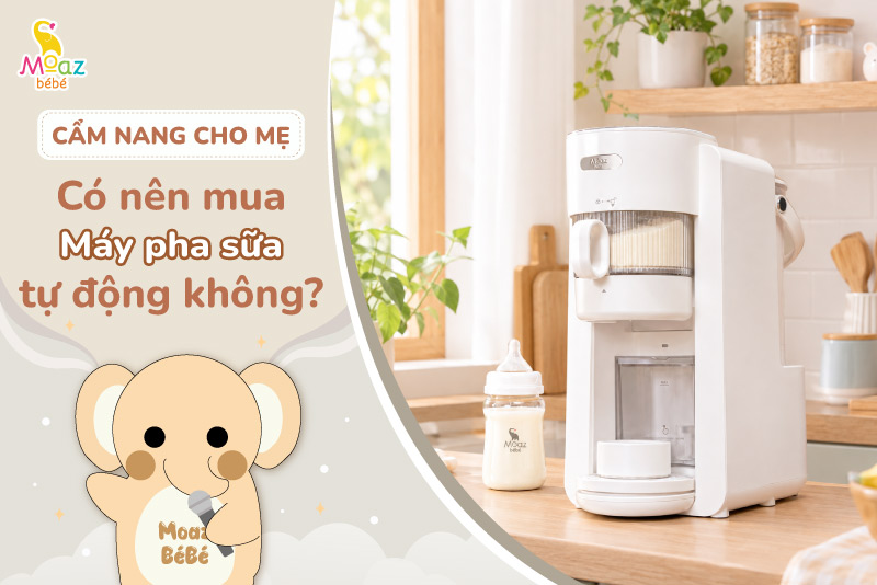 Có nên mua máy pha sữa tự động không? Những lợi ích khiến mẹ bất ngờ 2 có nên mua máy pha sữa tự động không