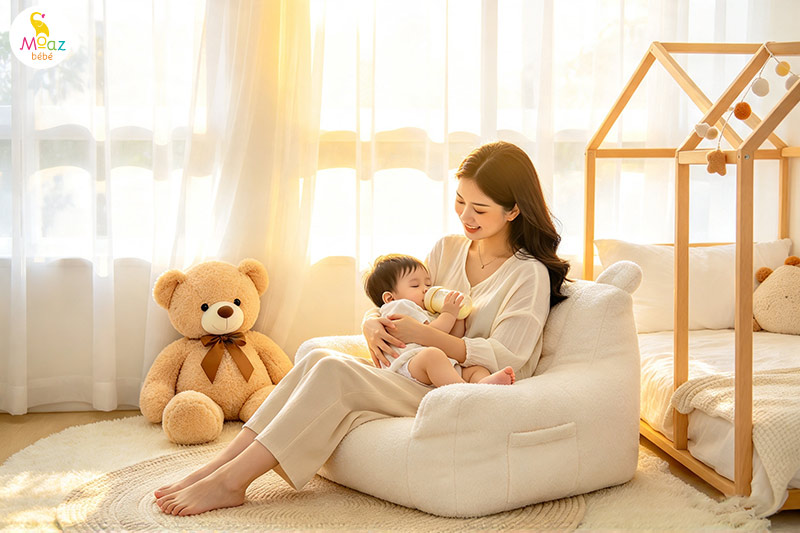 Trẻ sơ sinh ọc sữa nhiều lần trong ngày có sao không? Một số lưu ý 5 Cách hạn chế tình trạng ọc sữa ở trẻ sơ sinh