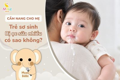 Trẻ sơ sinh ọc sữa nhiều lần trong ngày có sao không