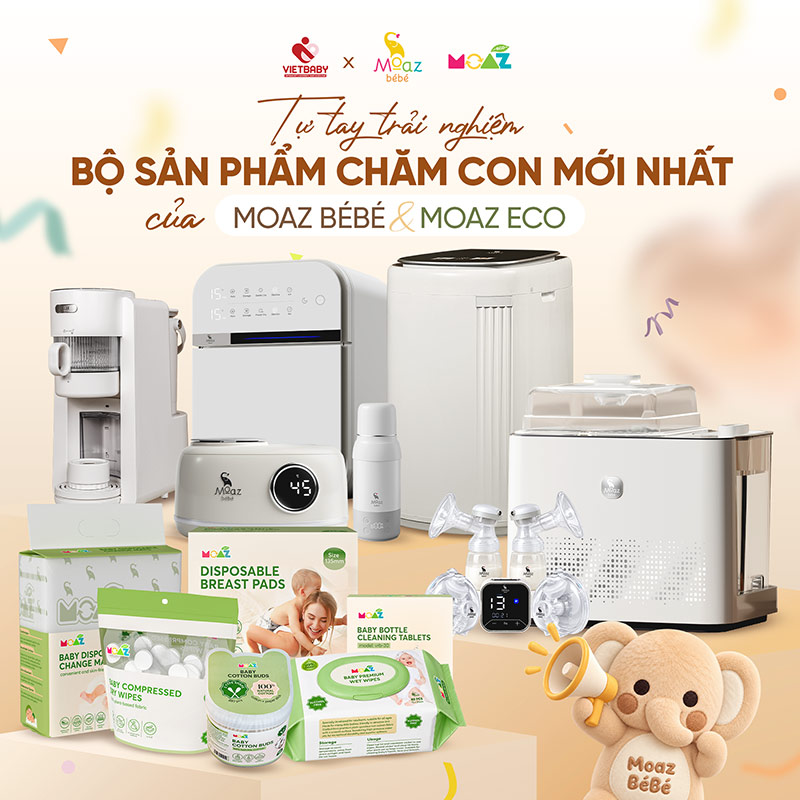 Tháng 10 này, ba mẹ có hẹn với Moaz BéBé & Moaz Eco tại VietBaby Fair Hà Nội 2026 4 viet baby fair ha noi moaz bebe 3